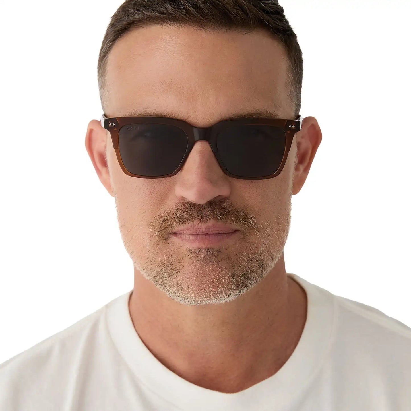 BILLIE - WHISKEY + GREY POLARIZED SUNGLASSES