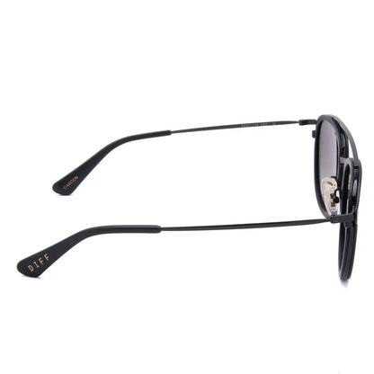 CAMDEN - MATTE BLACK + GREY GRADIENT POLARIZED SUNGLASSES