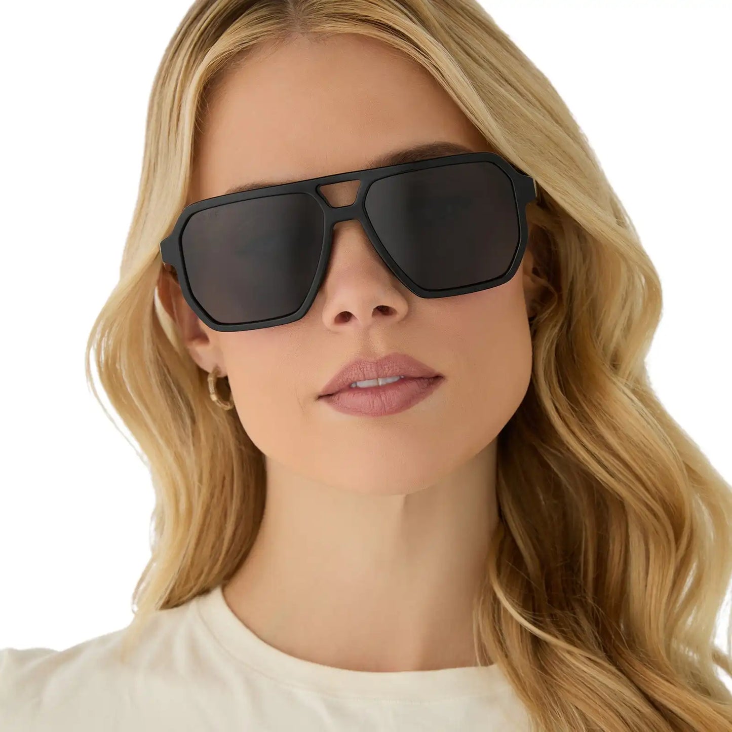 CAMERON - BLACK + GREY + POLARIZED SUNGLASSES