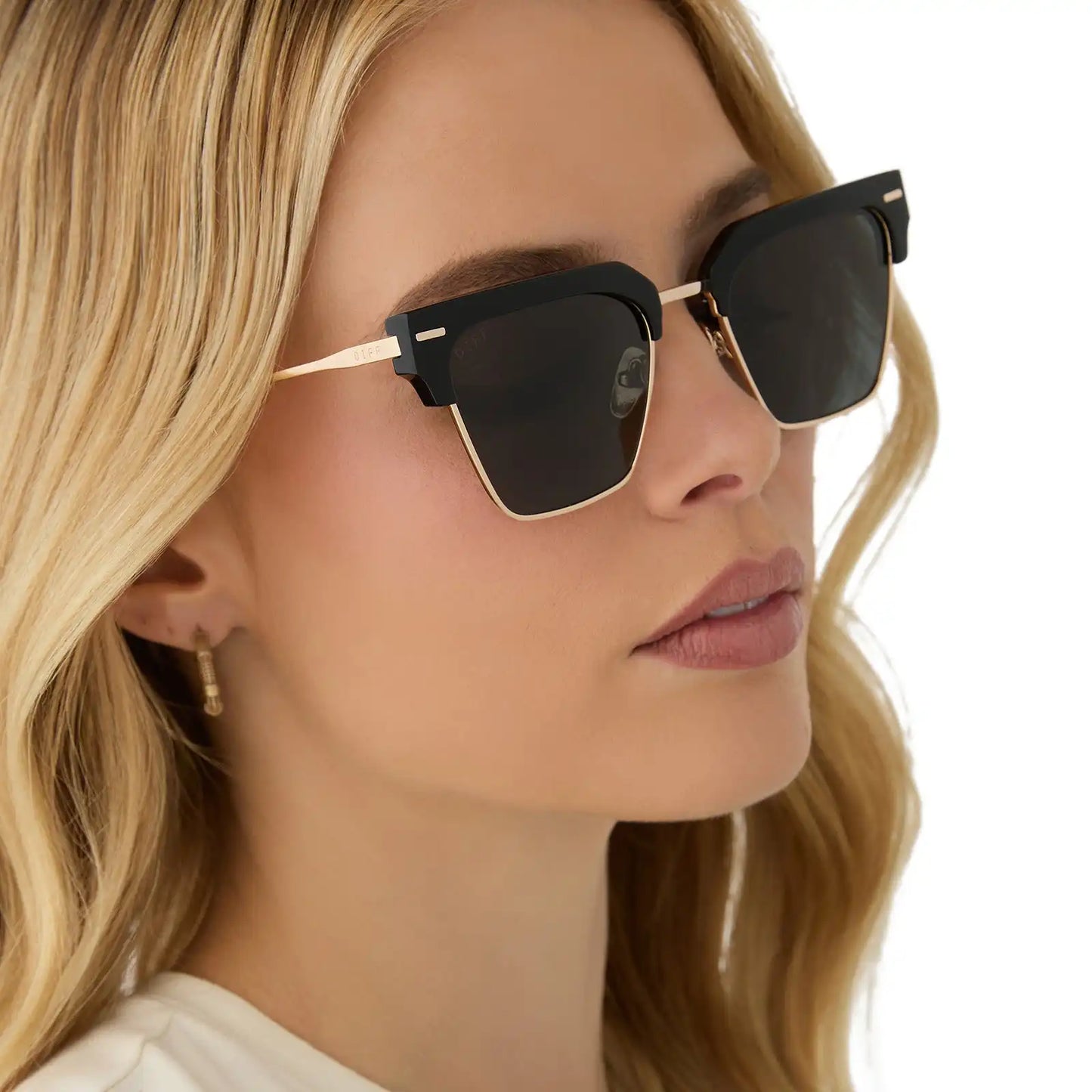 CAPRI - BLACK + GREY + POLARIZED SUNGLASSES