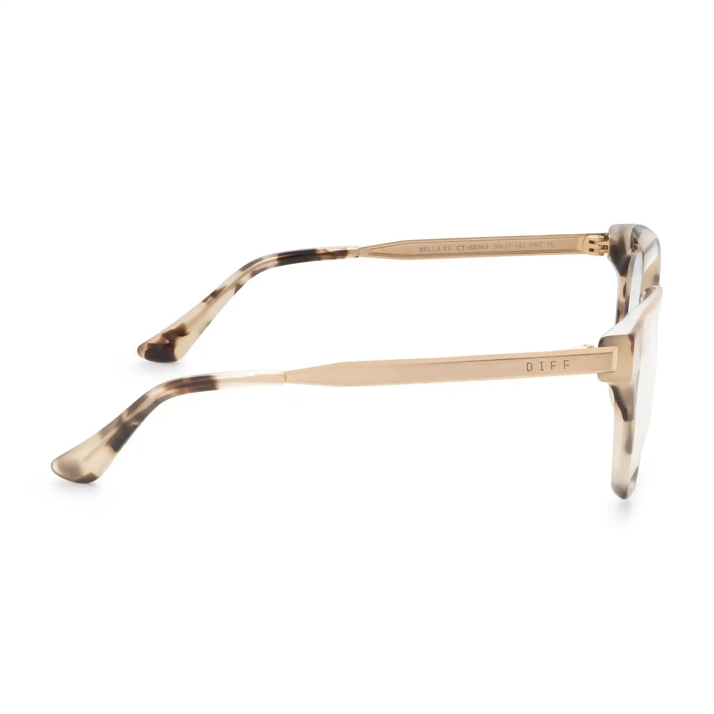 BELLA XS - CREAM TORTOISE + GLASSES