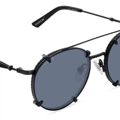 RAVENCLAW™ - SCHOLARLY MATTE BLACK + TWILIGHT BLUE SUNGLASSES