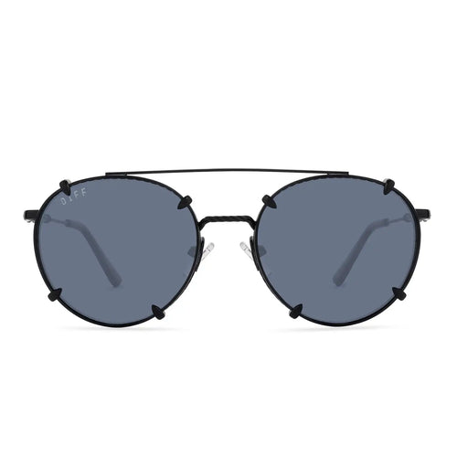 RAVENCLAW™ - SCHOLARLY MATTE BLACK + TWILIGHT BLUE SUNGLASSES