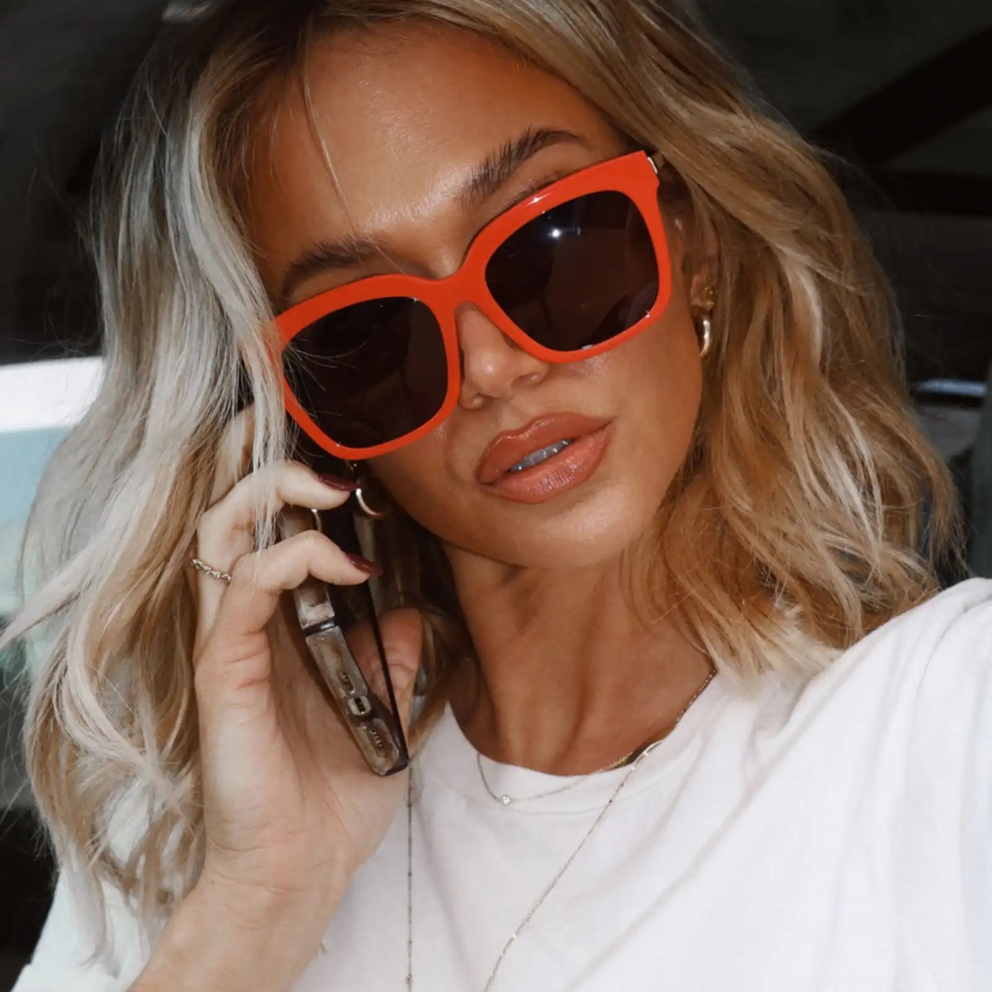 BELLA XS - SUNSET + GREY SUNGLASSES