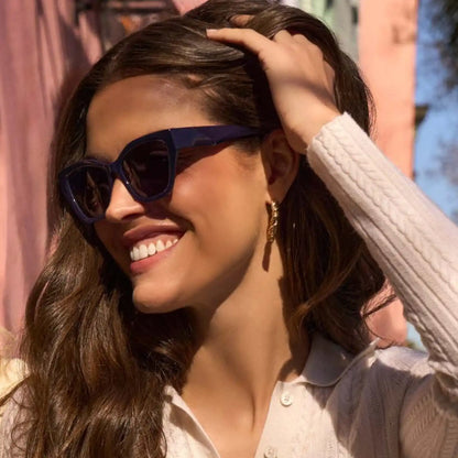 EVIE - ROYAL + MIDNIGHT SUNGLASSES