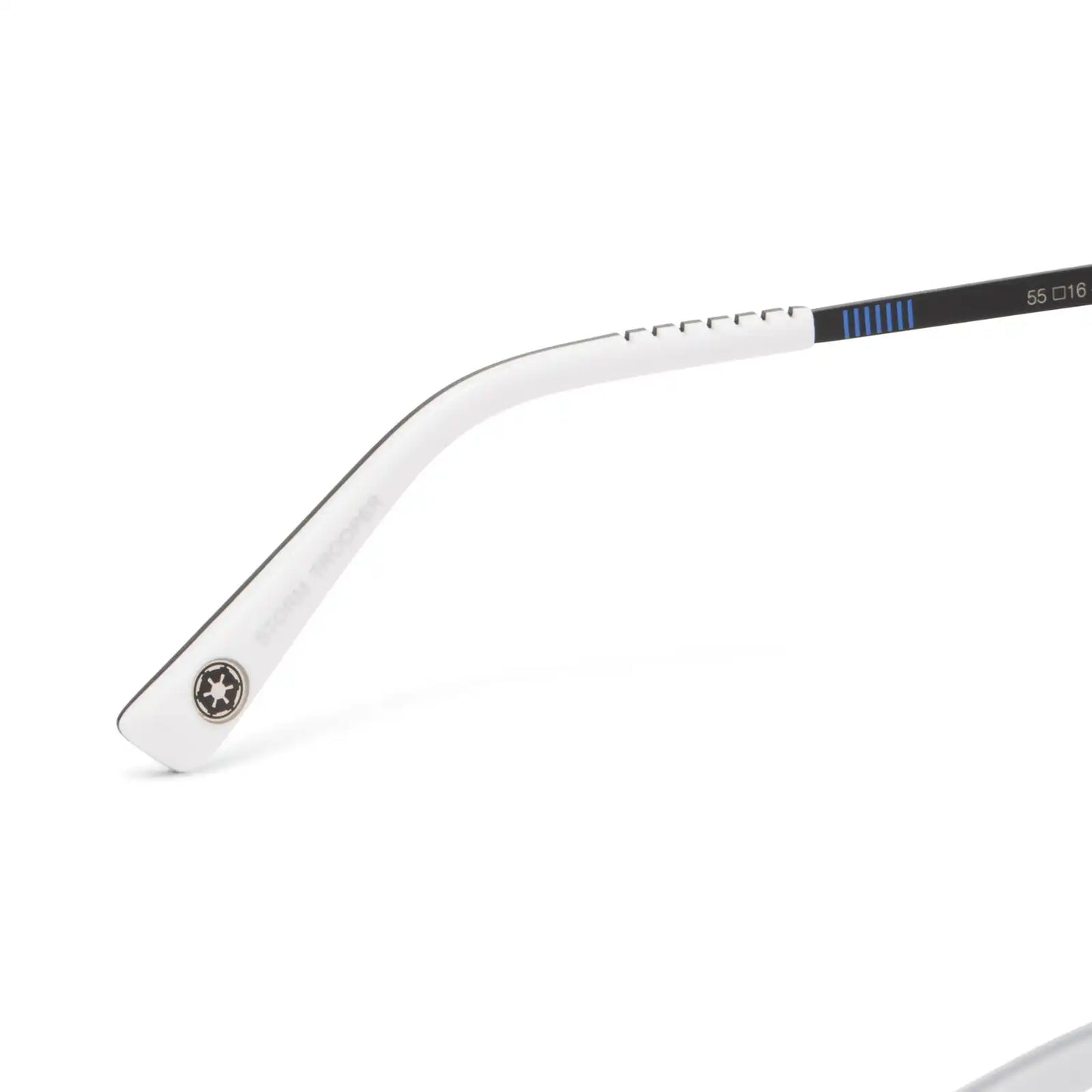 STORMTROOPER - GALACTIC WHITE + BLACK POLARIZED SUNGLASSES