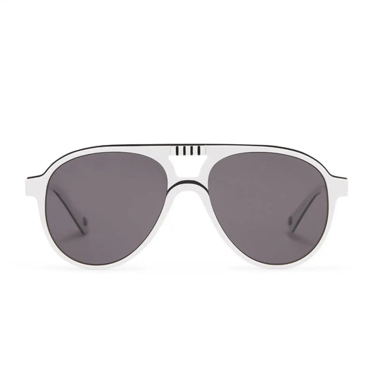 STORMTROOPER - GALACTIC WHITE + BLACK POLARIZED SUNGLASSES
