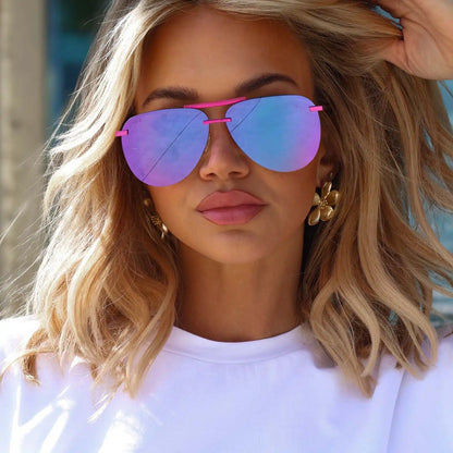 TAHOE - PINK RUSH METALLIC + PINK RUSH MIRROR SUNGLASSES