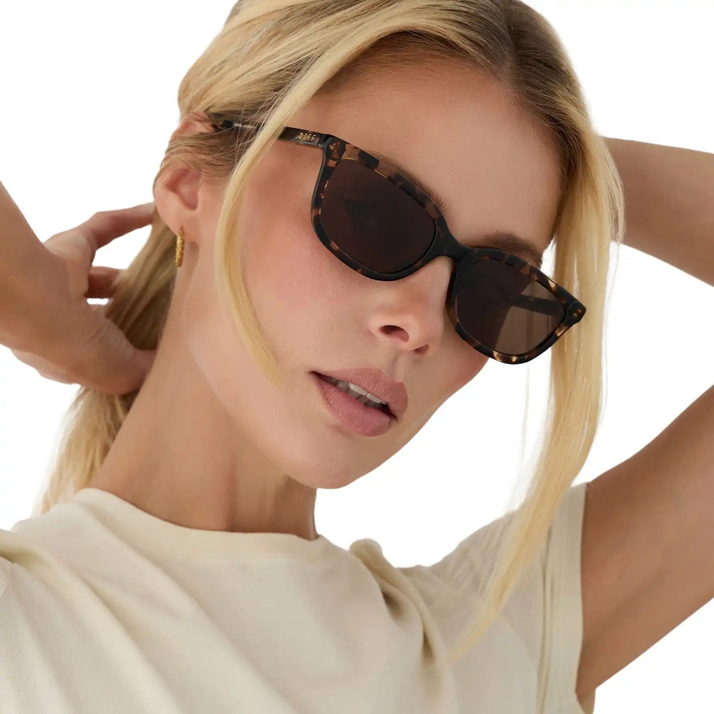 HANNAH - ESPRESSO TORTOISE + BROWN + POLARIZED SUNGLASSES