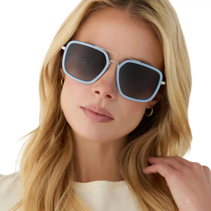 JORDAN - LIGHT BLUE + GREY GRADIENT + POLARIZED SUNGLASSES