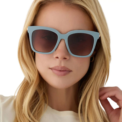 BELLA - DEW DROP + BROWN GRADIENT + POLARIZED + SUNGLASSES