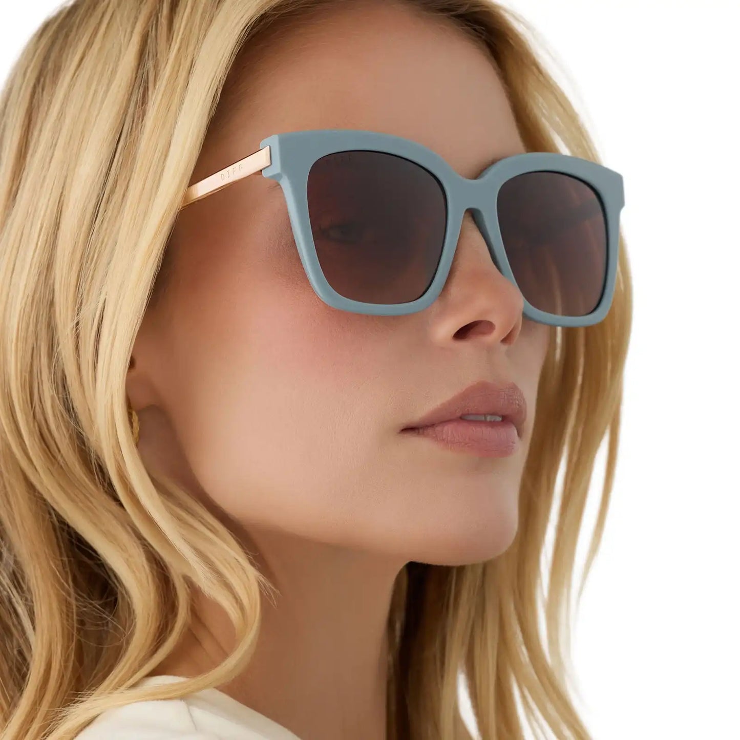 BELLA - DEW DROP + BROWN GRADIENT + POLARIZED + SUNGLASSES