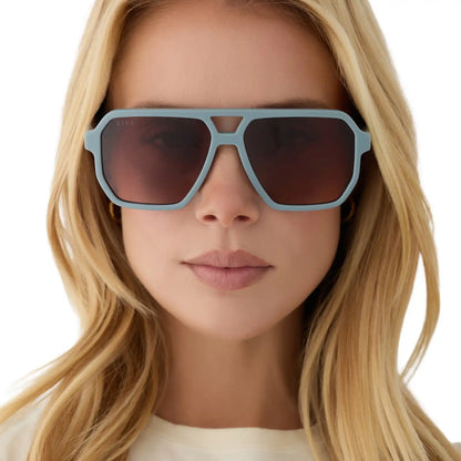 CAMERON - DEW DROP + BROWN GRADIENT + POLARIZED + SUNGLASSES