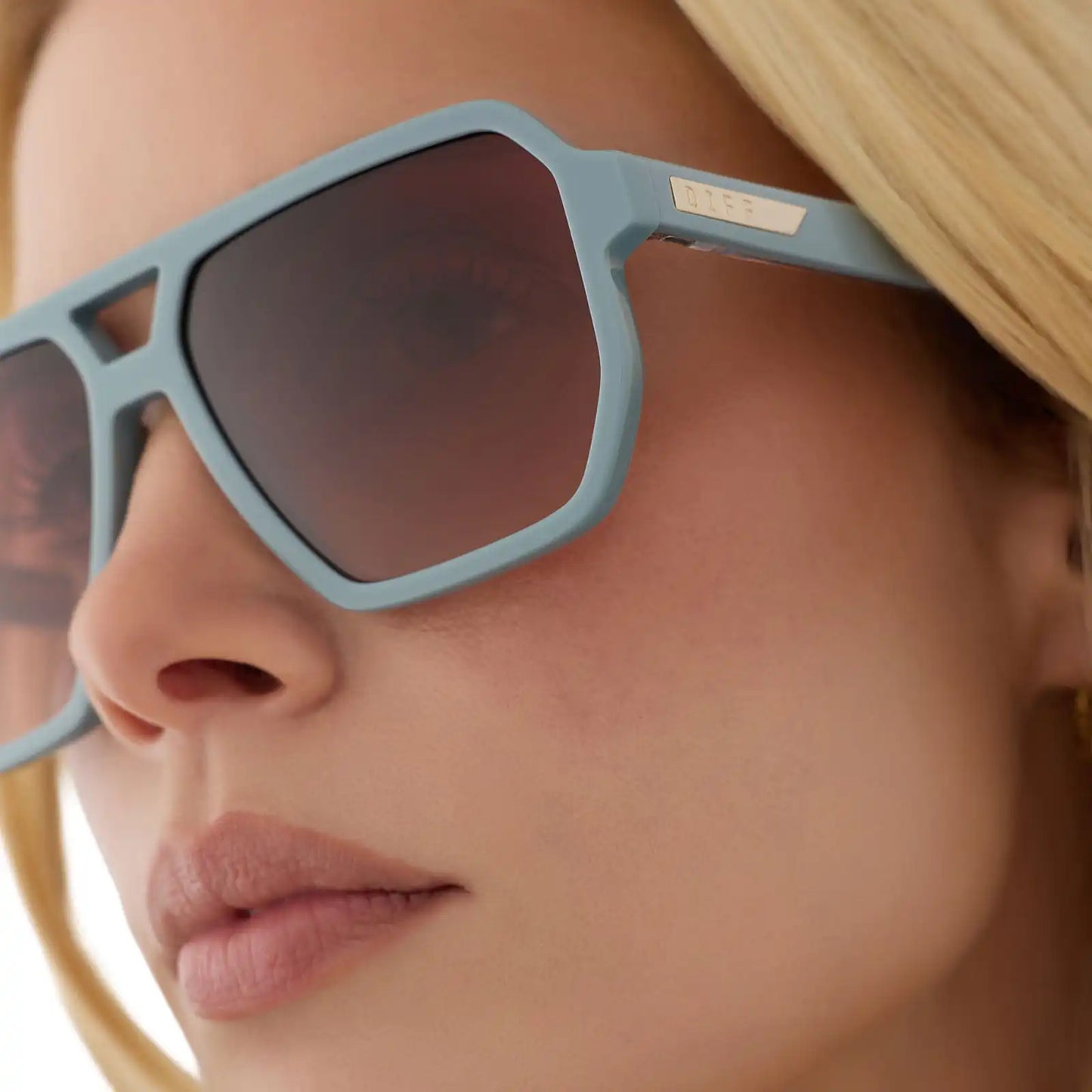 CAMERON - DEW DROP + BROWN GRADIENT + POLARIZED + SUNGLASSES