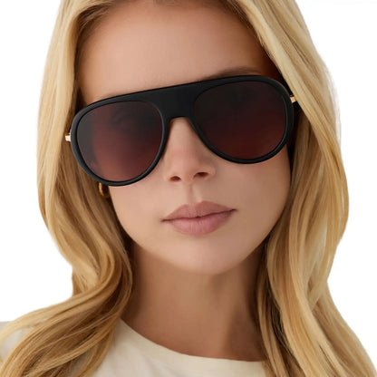 CLEO - BLACK + BROWN GRADIENT + SUNGLASSES