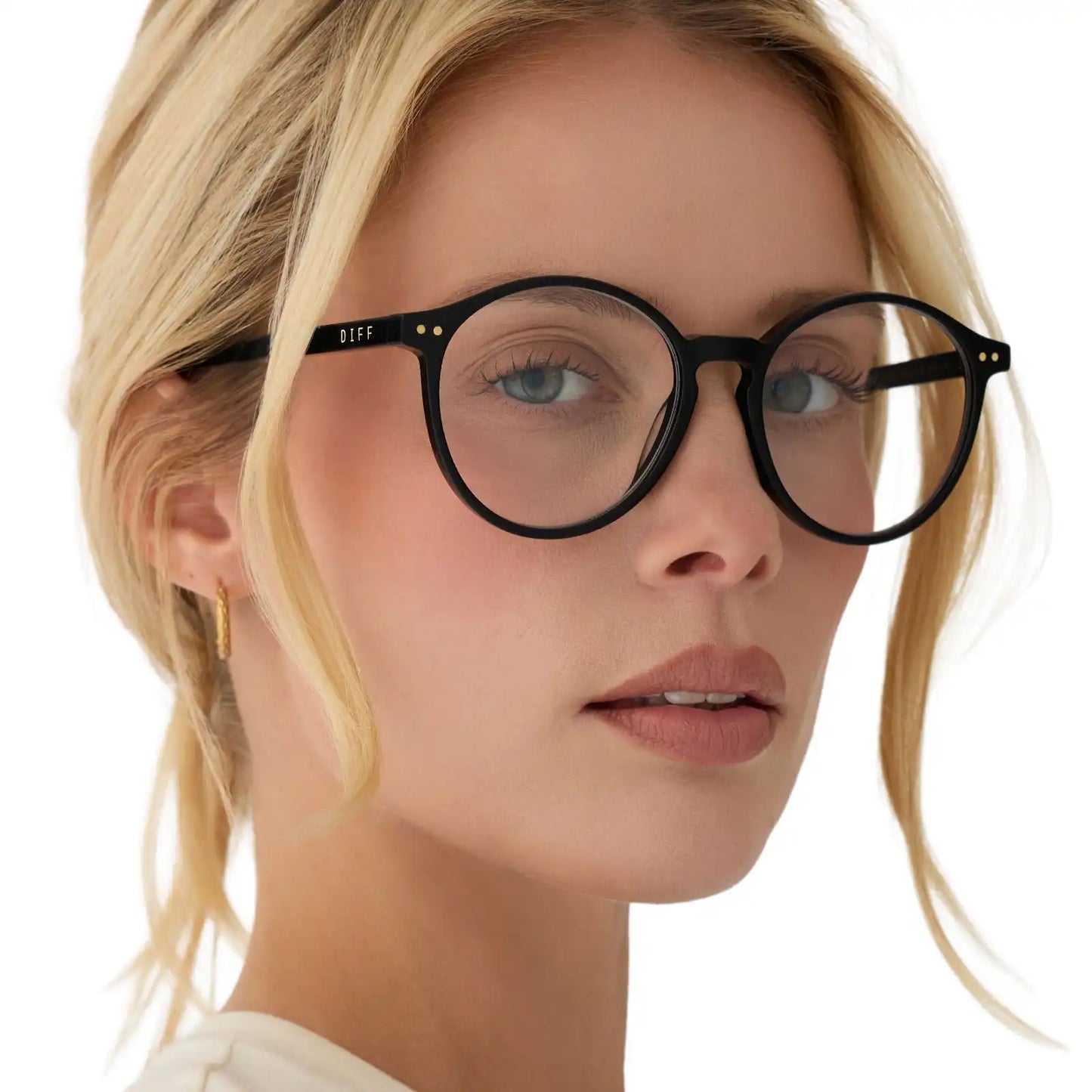 JOANIE - BLACK + GLASSES
