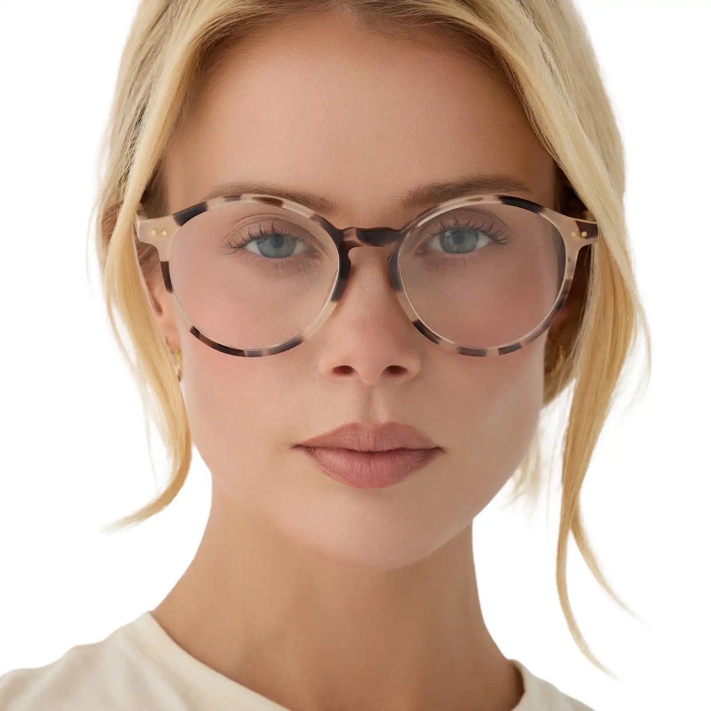 JOANIE - CREAM TORTOISE + GLASSES