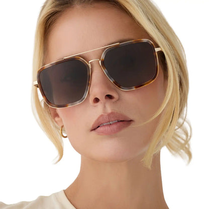 JORDAN - DOVE TORTOISE + BROWN GRADIENT + POLARIZED + SUNGLASSES