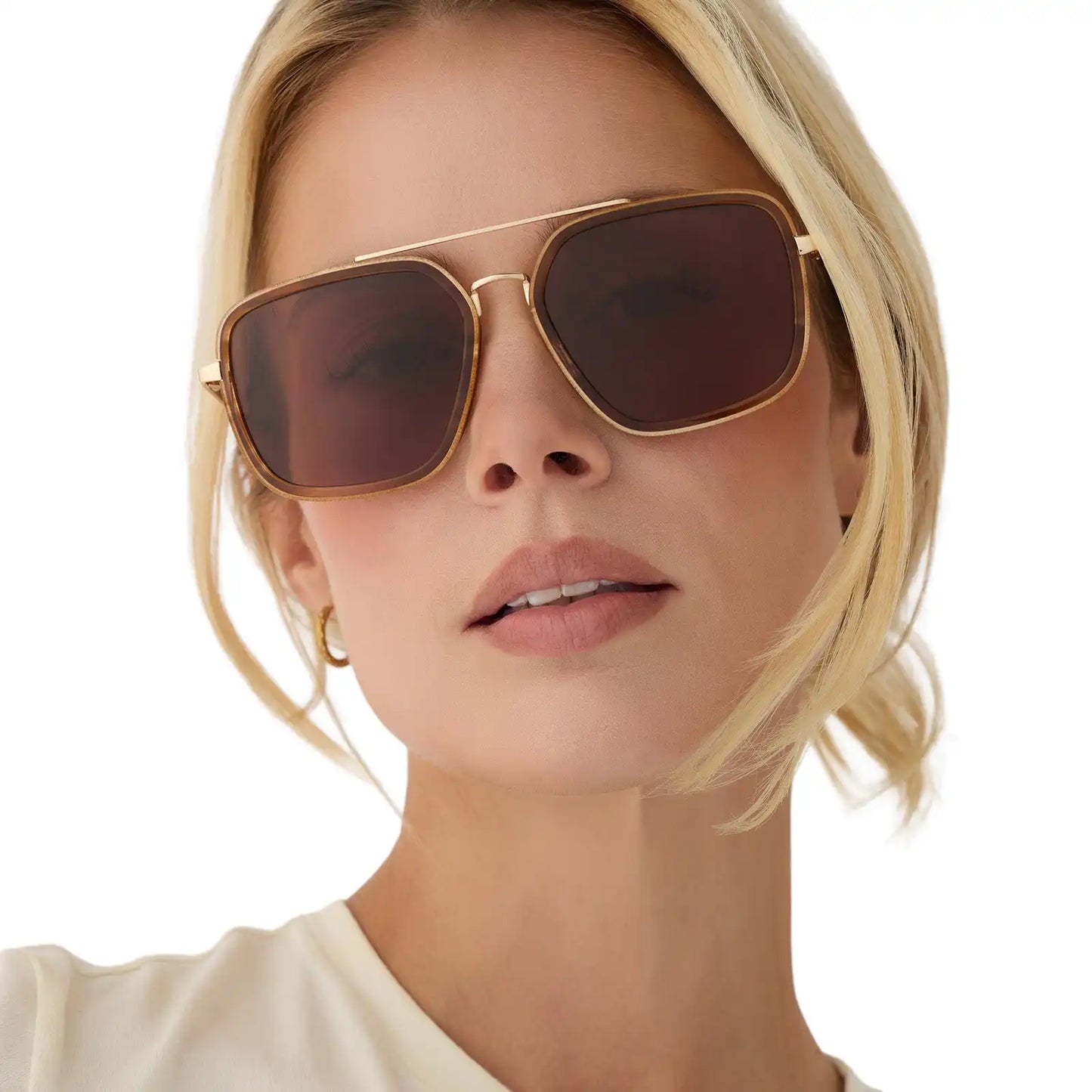 JORDAN - TORTOISE + BROWN + SUNGLASSES