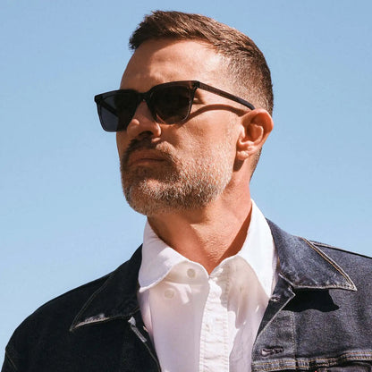 BILLIE - WHISKEY + GREY POLARIZED SUNGLASSES