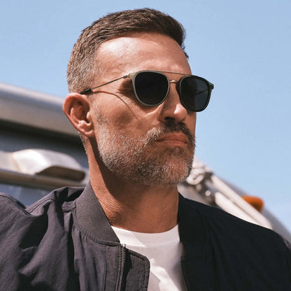 CAMDEN - DARK OLIVE CRYSTAL + G15 + POLARIZED SUNGLASSES