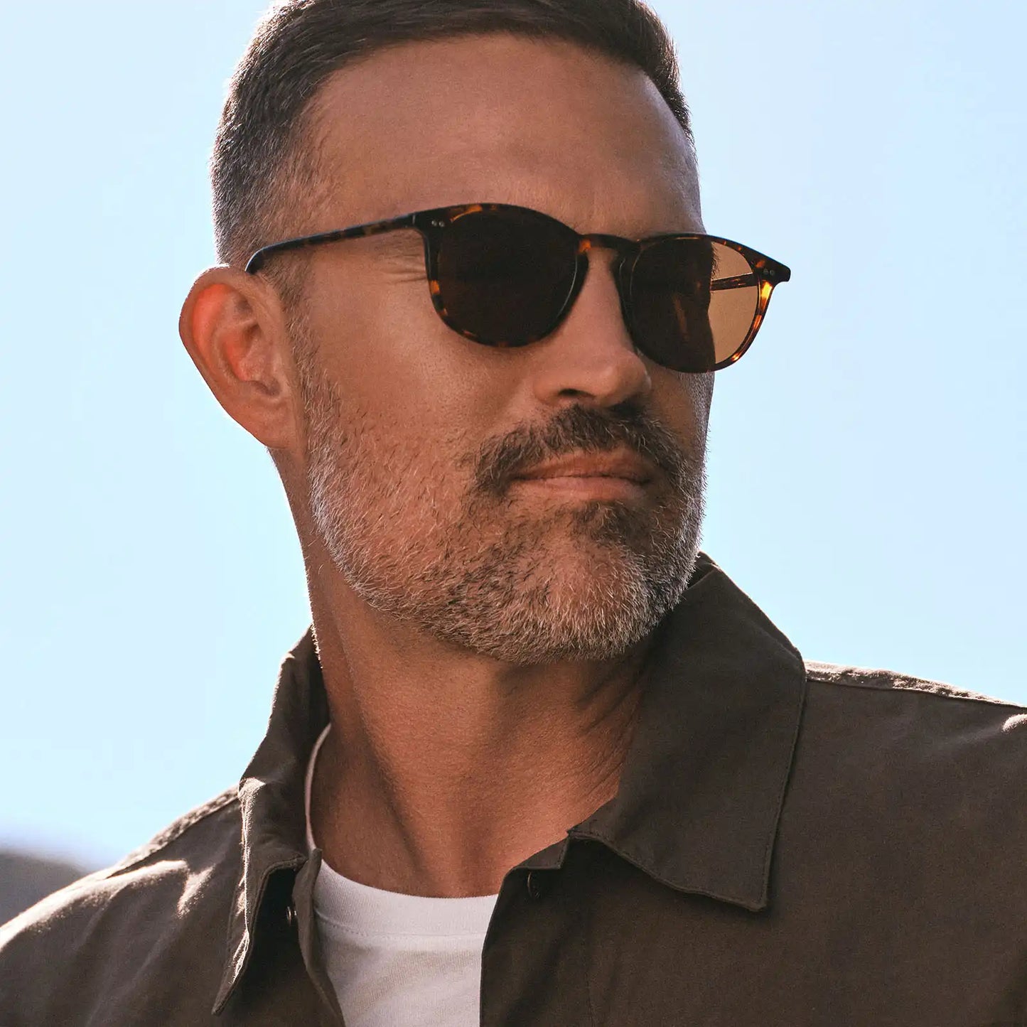 JAXSON XL - BLACK + GREY POLARIZED SUNGLASSES