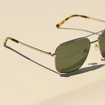 JONAS - GOLD + G15 POLARIZED SUNGLASSES