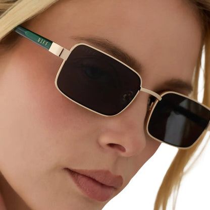 BENNY - GOLD + DEEP GREEN + GREY + SUNGLASSES