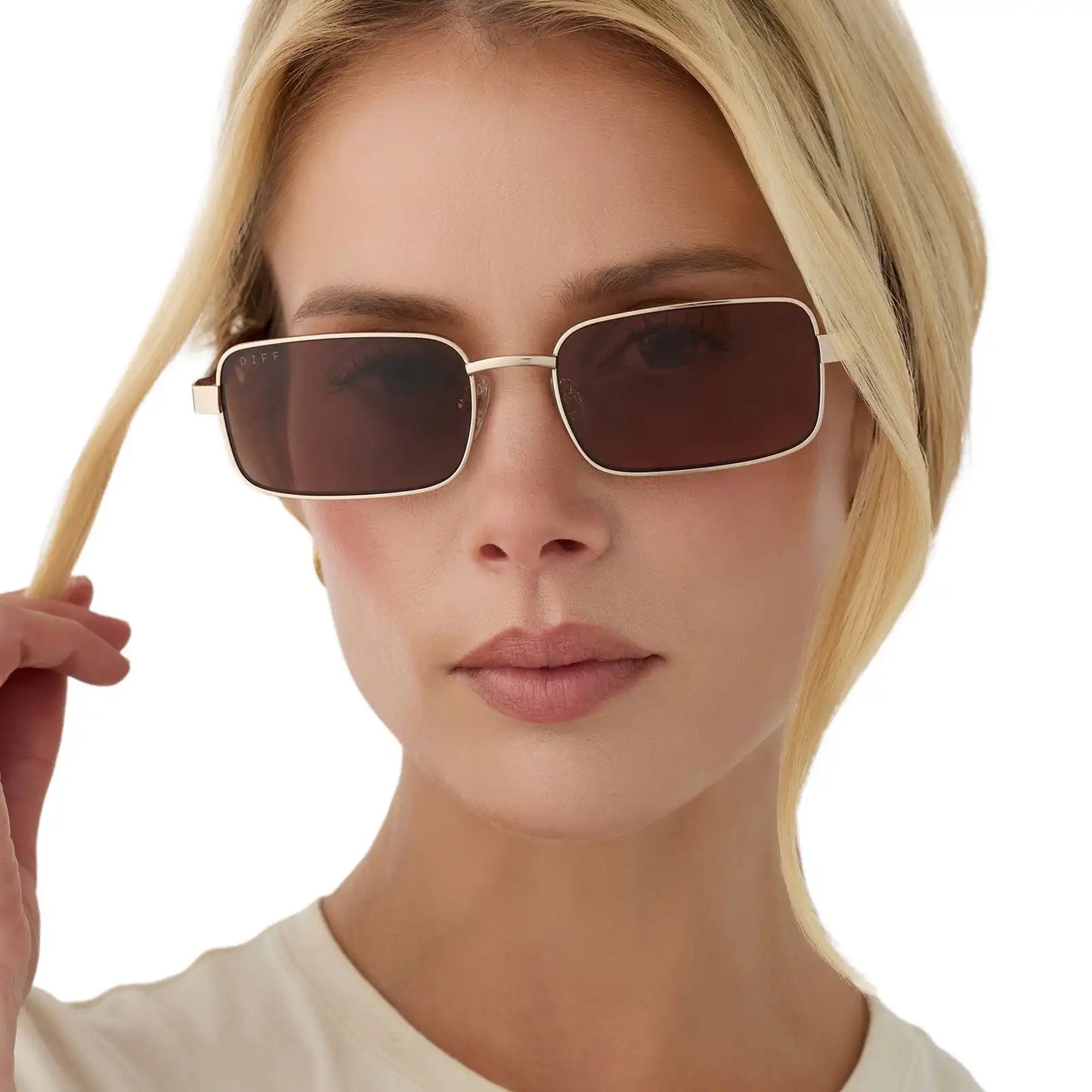 BENNY - GOLD + TERRACOTTA + BROWN + POLARIZED + SUNGLASSES