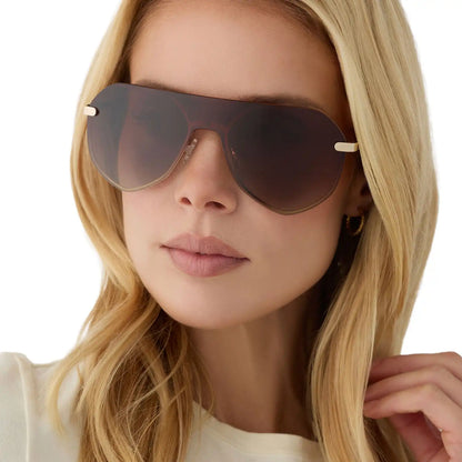 LONNIE - GOLD + BROWN GRADIENT + POLARIZED + SUNGLASSES