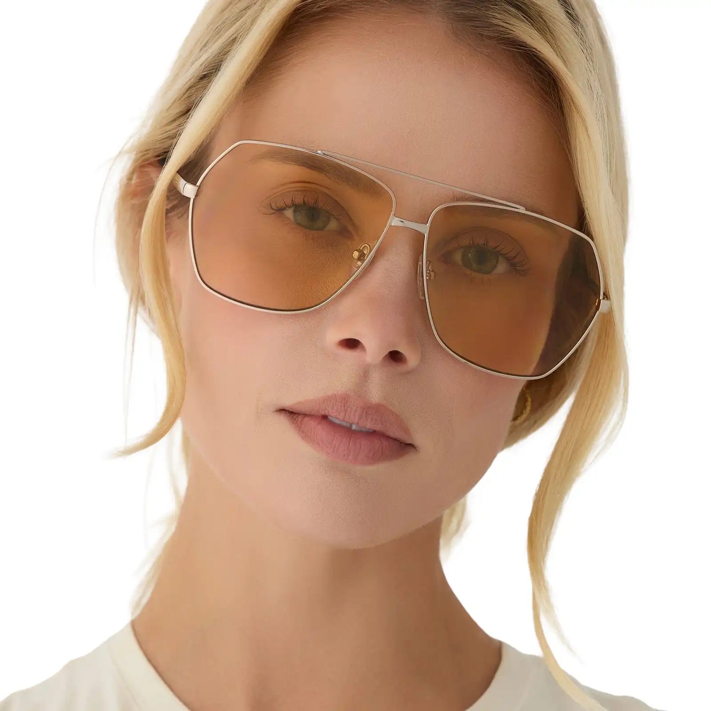 MAUDE - GOLD + CHAMPAGNE TINT + SUNGLASSES