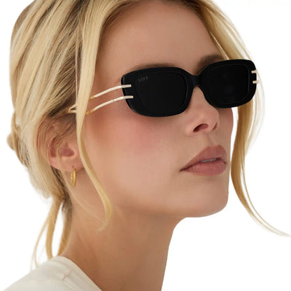 SABINE - BLACK + GREY + POLARIZED + SUNGLASSES