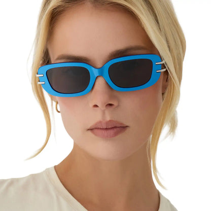 SABINE - LUMINOUS BLUE + GREY + SUNGLASSES