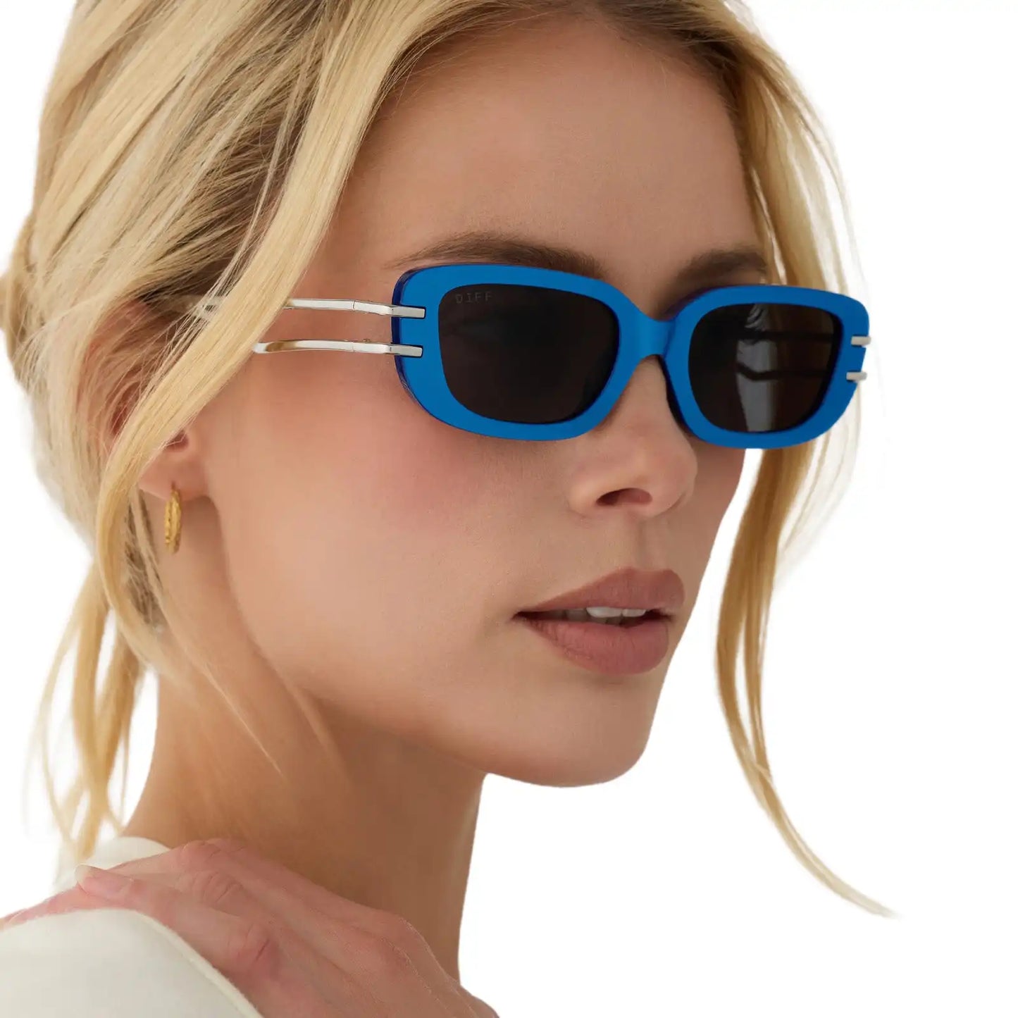 SABINE - LUMINOUS BLUE + GREY + SUNGLASSES