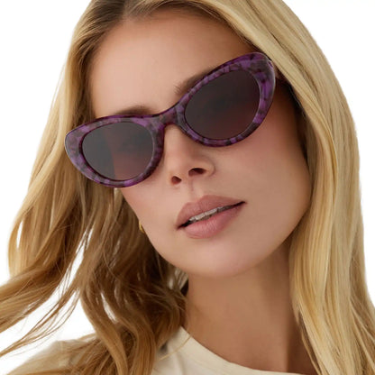 ZARIA - LAVENDER HAZE TORTOISE + BROWN GRADIENT + SUNGLASSES
