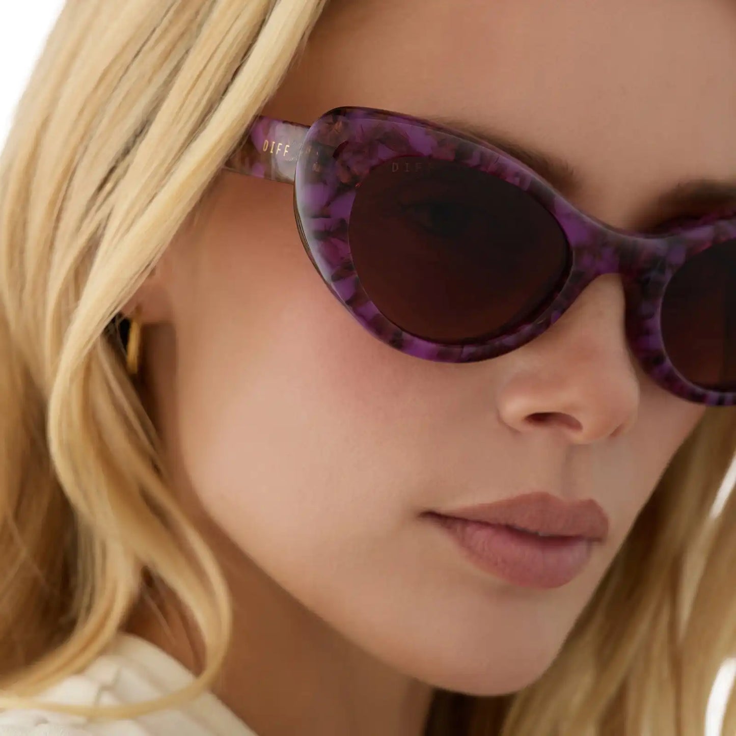 ZARIA - LAVENDER HAZE TORTOISE + BROWN GRADIENT + SUNGLASSES