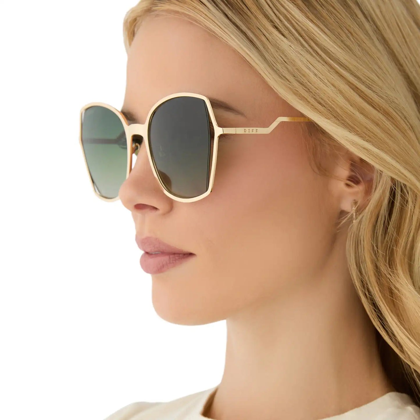 DONNA III - GOLD + COOL MATCHA GRADIENT + POLARIZED SUNGLASSES