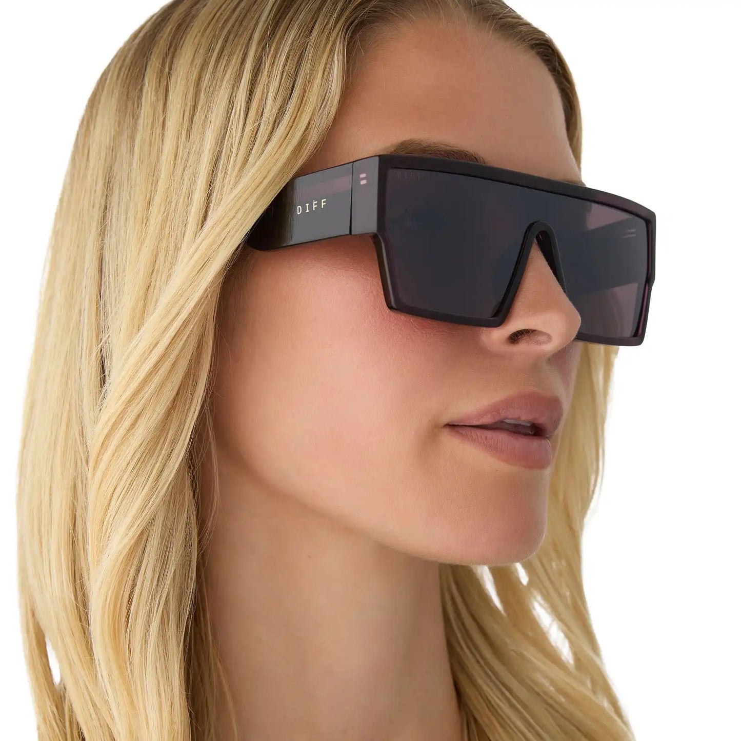ELECTRA - AUBERGINE + AUBERGINE + SILVER FLASH SUNGLASSES