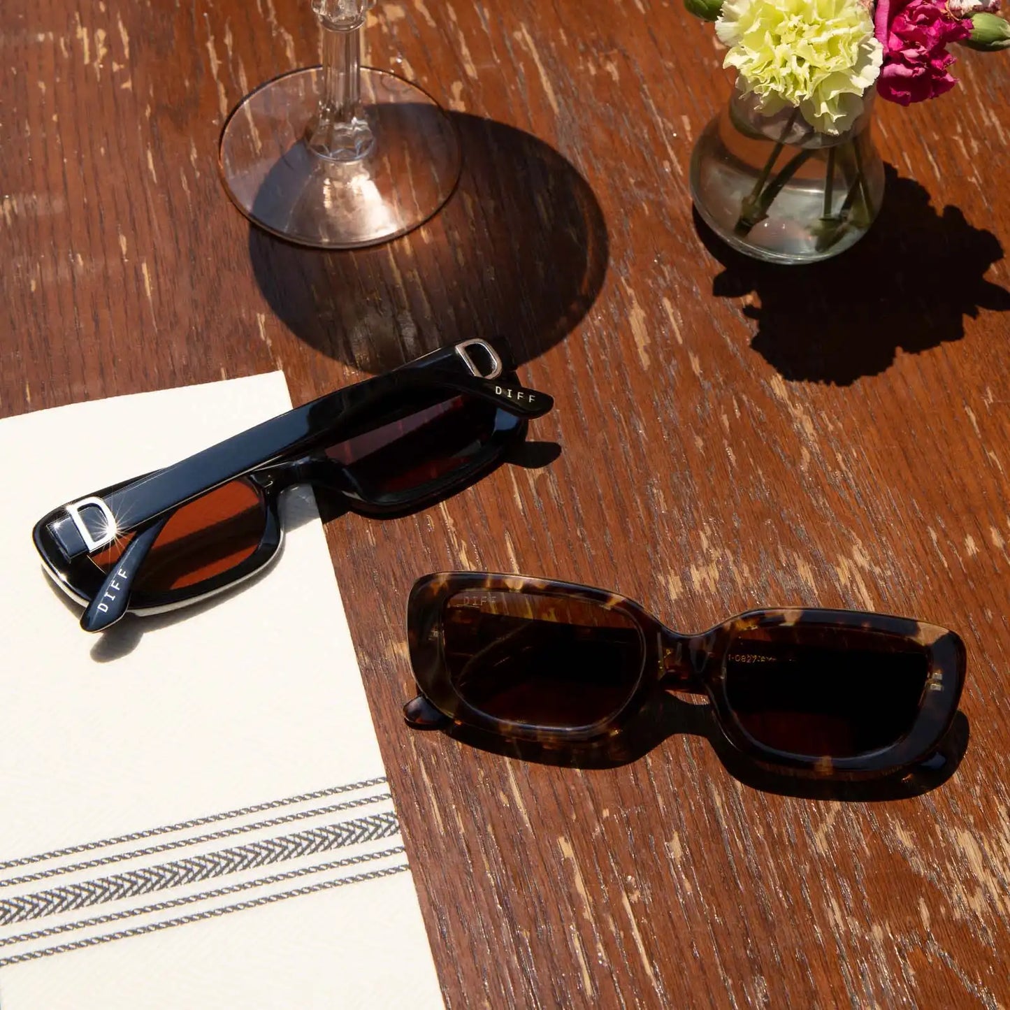 DAPHNE - ESPRESSO TORTOISE + METAL + BROWN + POLARIZED SUNGLASSES