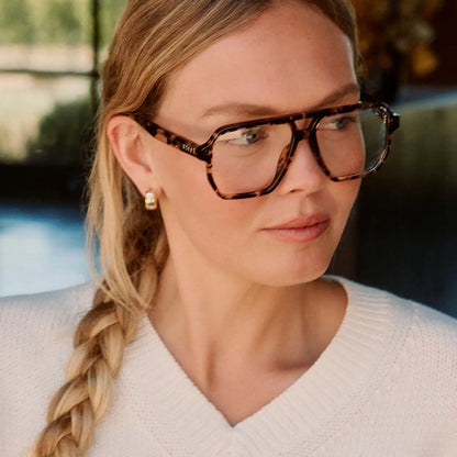 CAMERON - ESPRESSO TORTOISE + BLUE LIGHT GLASSES