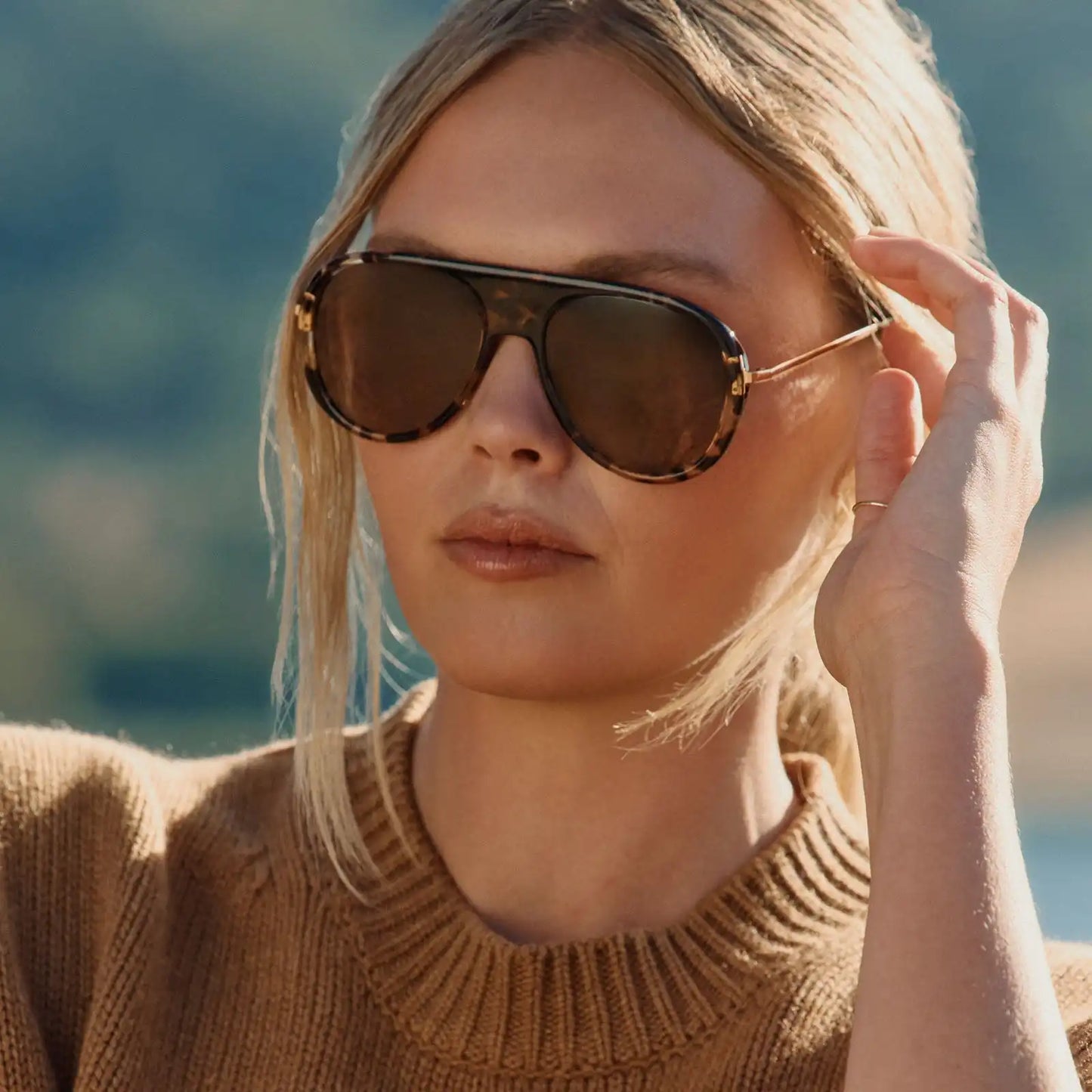 CLEO - RICH TORTOISE + BROWN GRADIENT + POLARIZED + SUNGLASSES