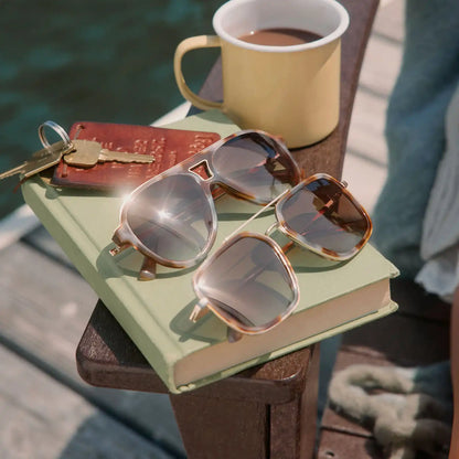 JORDAN - DOVE TORTOISE + BROWN GRADIENT + POLARIZED + SUNGLASSES