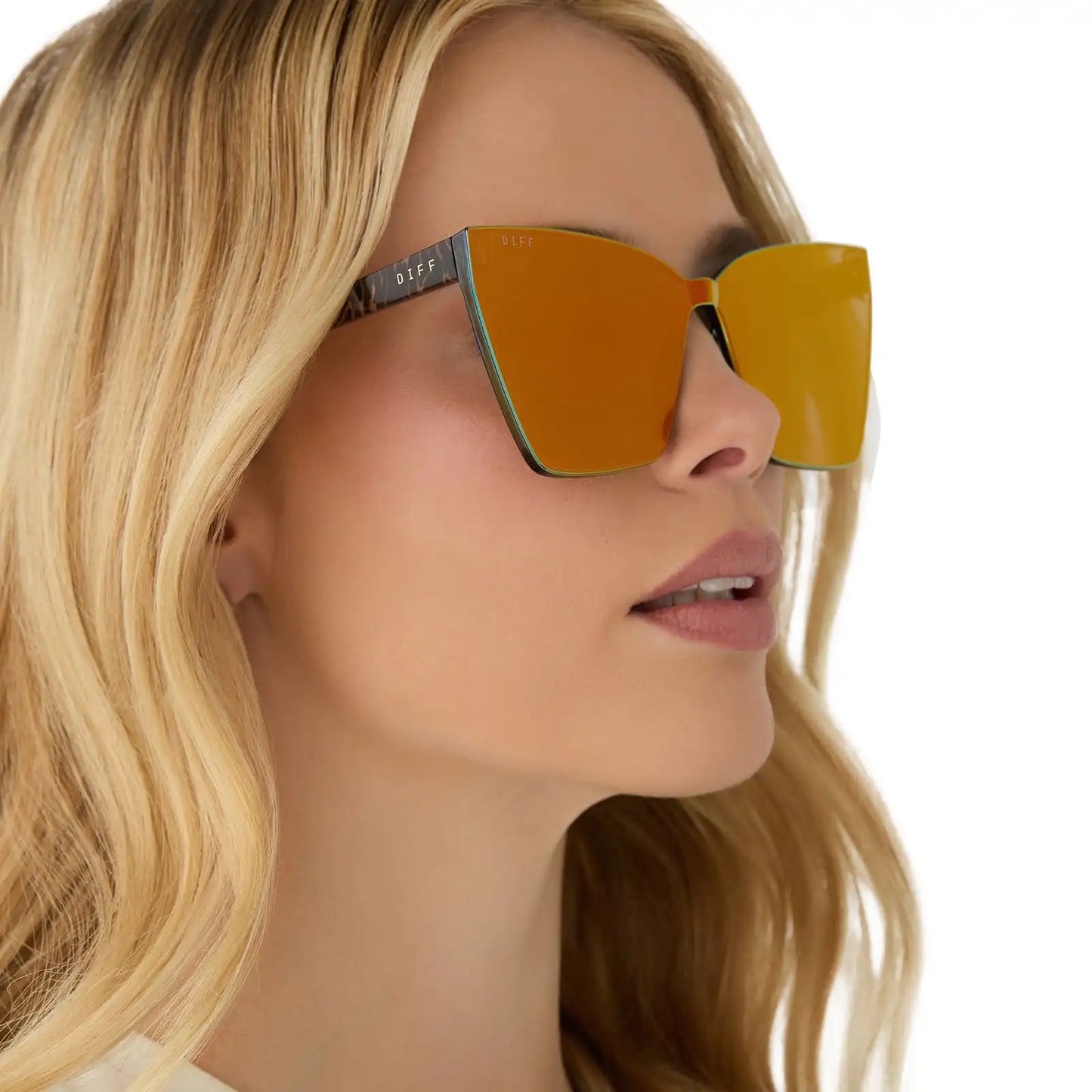 GOLDIE - ANIMAL + RED HOT SUMMER MIRROR SUNGLASSES