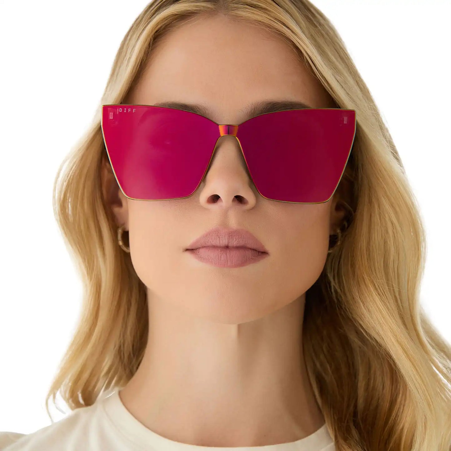 GOLDIE - ANIMAL + RED HOT SUMMER MIRROR SUNGLASSES