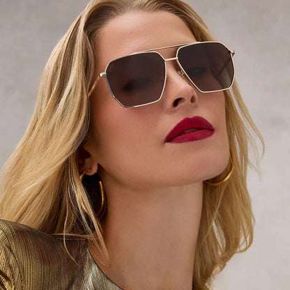 BERKELY - BRUSHED GOLD + GLASSES