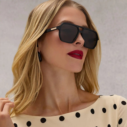 CAMERON - BLACK + GREY + POLARIZED SUNGLASSES