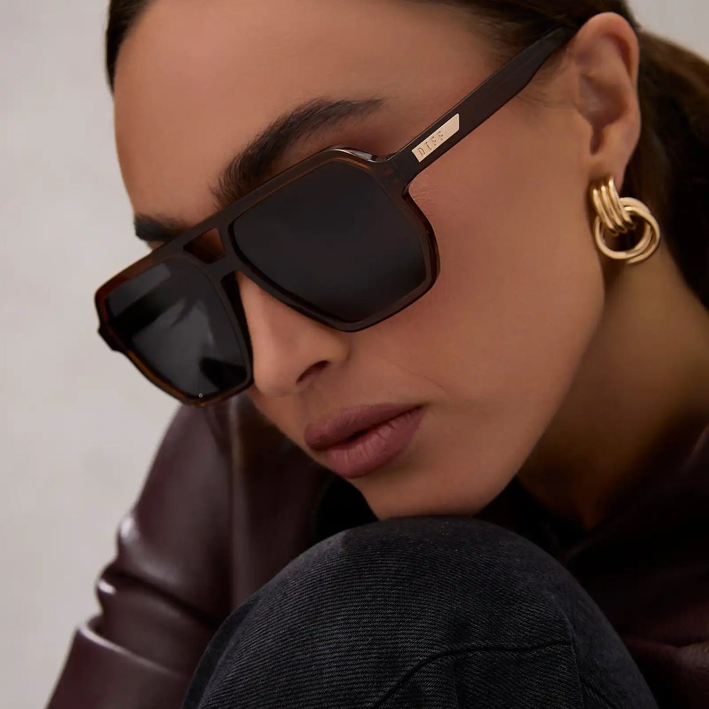 CAMERON - WHISKEY + GREY + POLARIZED SUNGLASSES