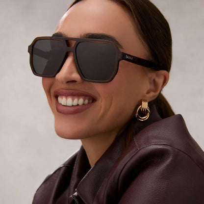 CAMERON - WHISKEY + GREY + POLARIZED SUNGLASSES
