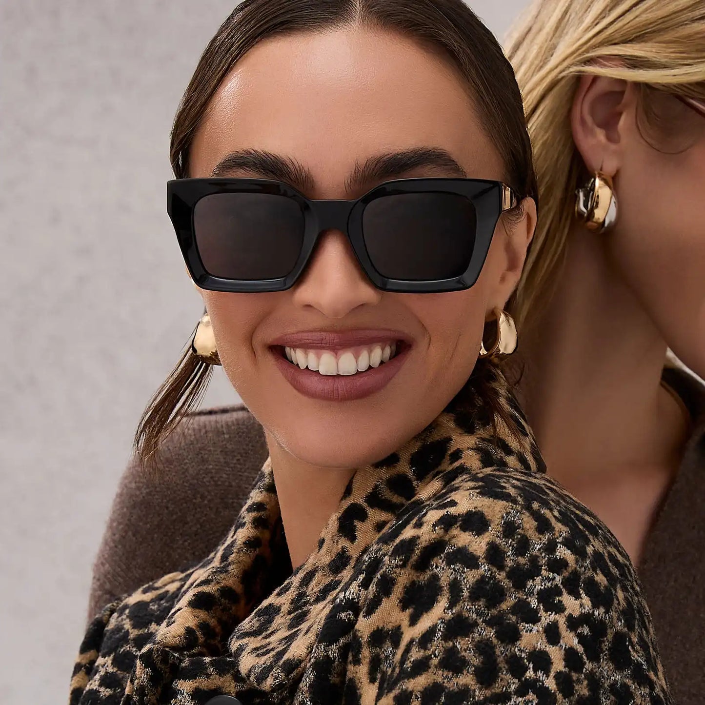 GREER - BLACK + GREY + POLARIZED SUNGLASSES