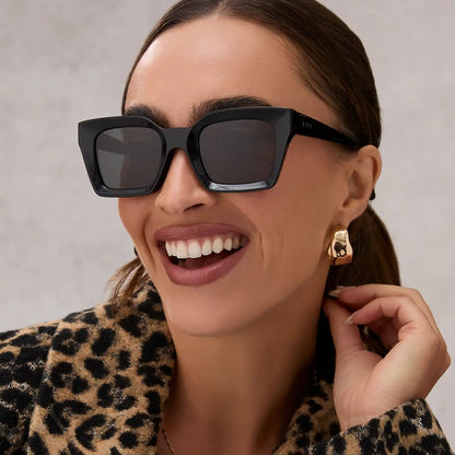 GREER - BLACK + GREY + POLARIZED SUNGLASSES
